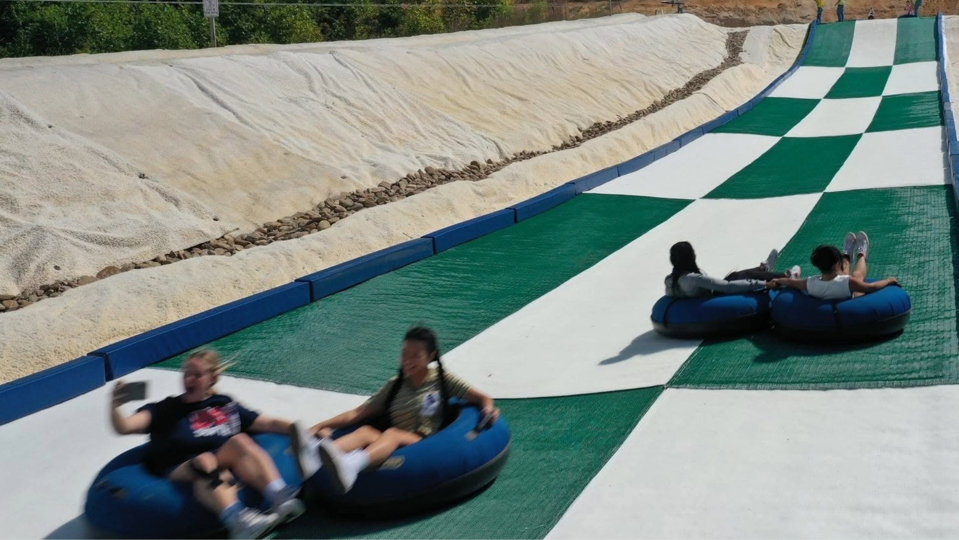 Fall Tubing in NC: The Only Mat Tubing of Its Kind